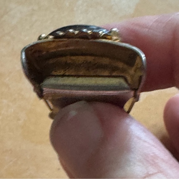 Vintage Square Dancing Two Step Silver Bolo Tie Clip - Picture 4 of 4